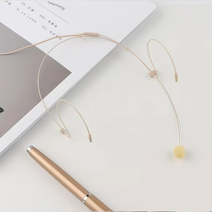 Noise Cancelling Lightweight Metal Condenser Omni-directional 3.5mm Plug Beige Wired Headset <strong>Microphone</strong> <strong>Singing</strong> Live Streaming - Product Image 4