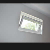 Fenêtre à guillotine en polyuréthane, fabrication sur mesure, fournisseur, 4 niveaux, étanche EPDM, coupe-vent, ignifuge, pour bureau et maison, design élégant et moderne