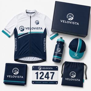 Logo Event Kit With Cycling Jersey Sports Bottle Cap <b>Cooling</b> <b>Towel</b> and Custom Race Number - Product Image 1