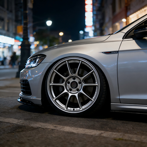 Nouvelles jantes en alliage d'aluminium forgé 5X108 de <span class=keywords><strong>17</strong></span> pouces pour voitures Peugeot 206/207 et Citroën - Finition noire pour rénovation/amélioration - Product Image 4