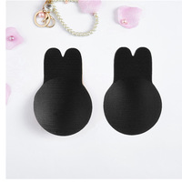 Pétales de poitrine pour femmes Soutien-gorge lapin mignon Couvre-tétons Soutien-gorge invisible Push Up