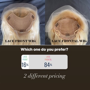 Peluca de Encaje Frontal 613 de 16 a 40 Pulgadas con Cabello de Bebé, Peluca de Encaje Transparente de Calidad Premium, Peluca de Cabello Humano Rubio con Encaje Completo - Product Image 4