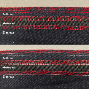 Máquina de Coser Overlock Industrial de Alta Velocidad con Cama Cilíndrica, Accionamiento Directo y 3/4/5 Hilos - Product Image 2