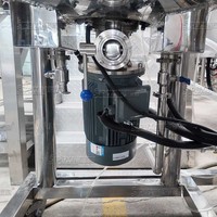 Agitateur-mélangeur de laboratoire 200L à cisaillement élevé, émulsifiant pour crème cosmétique, homogénéisateur sous vide