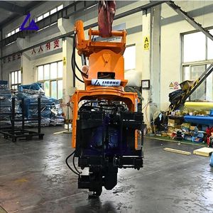 <span class=keywords><strong>Marteau</strong></span> vibro-compacteur à poignée latérale pour excavatrice de 14 à 60 tonnes, à haute fréquence de vibration, pour le battage de pieux en <span class=keywords><strong>béton</strong></span> et en acier - Product Image 3