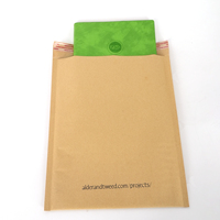 Sobre Acolchado de Papel Kraft Resistente con Burbujas de Aire, Bolsa de Envío con Logotipo Personalizado para Prendas y Artículos Pequeños