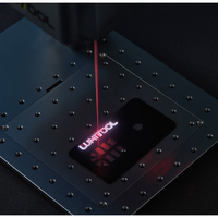 Nouvelle machine de marquage et de gravure laser CNC automatique de table, mini, à double lumière rouge et bleue, rotative, pour plastique DXF/AI/DWG