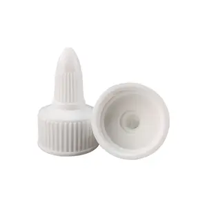 Wholesale Custom Plastic Twist Top Cap Screw Plastic Glue Bottle Pointed Mouth Cap