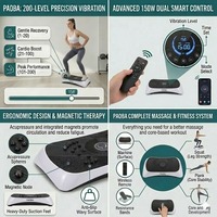 Extra Breite Ganzkörper-Vibrationsplatte Trainingsgerät für Zuhause, Büro & Fitness-Studio, Kostengünstige Vielseitige Fitness-Plattform
