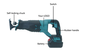 <span class=keywords><strong>Scie</strong></span> sauteuse sans fil KONSUN 21V - Puissance 700W, course de 20 mm, avec une batterie 3.0A - Product Image 4