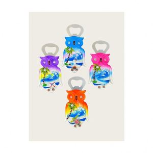 Abridor de Botellas Magnético Plano para Vino y Cerveza, Decoración Creativa para el Hogar, Recuerdo Turístico, Imanes Personalizados para Refrigerador, Venta al Por Mayor - Product Image 1