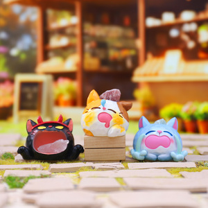 กล่องสุ่มตุ๊กตาแมวคริสตัลสโตน แดรมาควีน ของขวัญวันเกิด ของตกแต่งโต๊ะทำงานลายการ์ตูน - Product Image 4