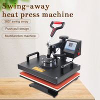 Machine de Presse à Chaud RubySub 15 en 1, Machine de Sublimation pour Stylos/T-shirts/Tasses/Ballons