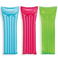 Lit de piscine gonflable d'été en PVC bon marché, matelas pneumatique, radeau flottant gonflable à eau