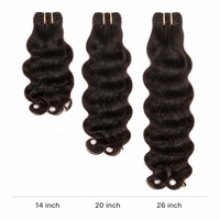 Extensions de cheveux humains vierges Genius Weft en gros, style bohème, 100 % cheveux humains, polyvalentes pour différentes coiffures.