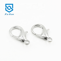 Accessoires de quincaillerie en gros, fermoir mousqueton en alliage de zinc, pour porte-clés et bijoux DIY, modèle Xu Han 001