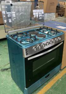 <span class=keywords><strong>Four</strong></span> à <span class=keywords><strong>gaz</strong></span> noir personnalisé de grande capacité livré en usine avec lumière <span class=keywords><strong>et</strong></span> gril <span class=keywords><strong>4</strong></span> <span class=keywords><strong>gaz</strong></span> 2 électrique pour usage domestique extérieur - Product Image 2