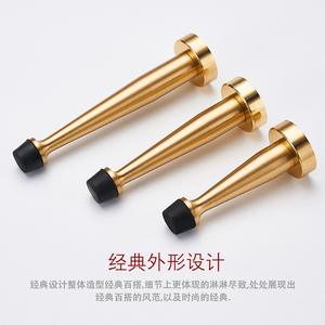 ตัวกันกระแทกประตูทองเหลืองแท้ ขยายความยาว ป้องกันการชน พร้อมยาง สำหรับห้องน้ำ สำหรับประตูกระจก - Product Image 3