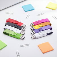 Flash Drive USB 3.1 Logam Baru 64GB-256GB Mini Clip Hadiah untuk Multi-Perangkat dengan Garansi 2 Tahun