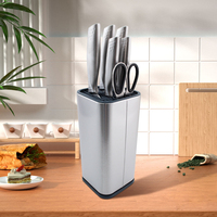 Ensemble de couteaux en acier inoxydable de haute qualité avec logo Ensemble de couteaux de cuisine personnalisés avec lame Couteau de chef