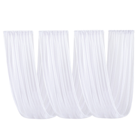 Voilage en mousseline pour plafond, accessoires de photographie de mariage, décoration de fond pour fêtes et mariages, livraison rapide