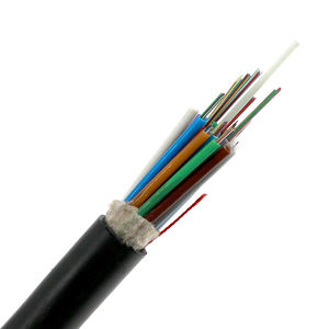 Tube lâche de charge à haute résistance de prix usine G652D <span class=keywords><strong>GYFY</strong></span> 12 ~ 288 noyaux câble à fibres optiques de veste de MDPE - Product Image 1