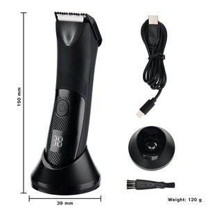 <span class=keywords><strong>OEM</strong></span> ODM LED ekran özel etiket saç kesme seti profesyonel erkekler düzeltici şarj edilebilir elektrikli akülü saç düzeltici - Product Image 6