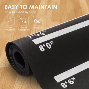 لوحات رمي السهام المطاطية مناسبة للحانات والنوادي، مزودة بوسادات رمي السهام لأربعة مسافات رمي - Product Image 3