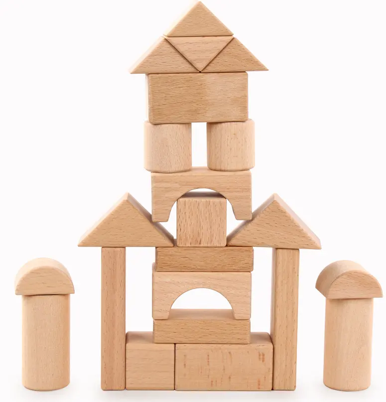 Produttore professionale multiuso per bambini mattoncini giocattolo in legno per casa