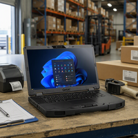 Nouvel ordinateur portable semi-robuste Intel Getac S510 pour la logistique d'entrepôt, Ultra 5, 16 Go de DDR5, 256 Go de SSD, écran FHD de 15,6 pouces, 1000 nits, WiFi 7