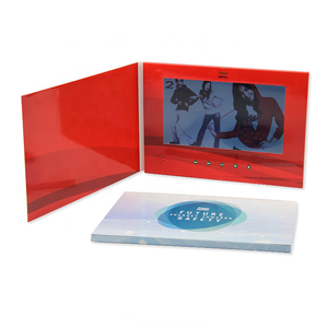 Advanced Technology Huihong 5/7 Inch 16:9 IPS LCD Durable Lithium Battery Video Player Greeting Card Brochure Promotional Gifts