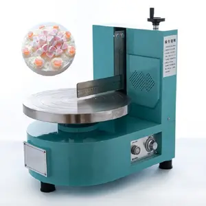 Máquina automática de reboco e reboco de creme para bolos, revestimento e decoração, máquina de confeiteiro de bolos