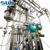 Système de distillation automatique de solvants avec tour de récupération d'alcool en acier inoxydable pour le traitement botanique