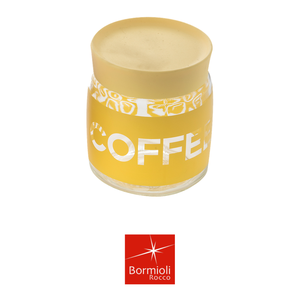Glass Jar 75 cl H 12.6 cm Ø 10.6 cm Soft Jar with Yellow Lid Bormioli Rocco - Product Image 4