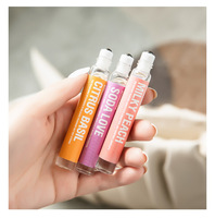 Parfum miniature personnalisé de 10 ml, de luxe, échantillon original de marque, ensembles de voyage de poche, taille d'essai, parfum en huile à bille pour homme et femme