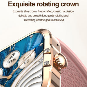 Jam Tangan Pintar Wanita HK82 Fashion Bulat Relogio Metal 2025 Tahan Air Pelacak Kebugaran Olahraga untuk IOS Android - Product Image 2