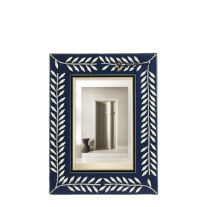Cadre photo en bois fait main avec incrustation de nacre, cadre photo vertical pour table, cadre décoratif personnalisable - Product Image 4