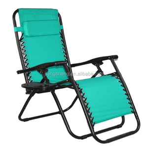 Chaise longue en <span class=keywords><strong>aluminium</strong></span> portable classique pour plage piscine cour ou hôtel chaise de bain de soleil pliante - Product Image 4