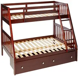 顶部和底部实木双层顶部和底部双层床母亲儿童床高度成人木床高度床