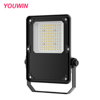 Projecteur LED extérieur étanche IP66, vente directe usine, 30W/50W/100W/150W/200W/240W, en aluminium léger, pour stade, Meanwell