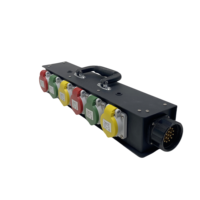 IEC60309 32A 3P entrée 16A sortie boîte de répartiteur de distribution d'alimentation Portable