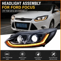 Luz Delantera para Automóvil Ford Focus 2012-2014, Conjunto de Faros LED, Lente Bifocal, Lámpara Delantera, Accesorios en Oferta
