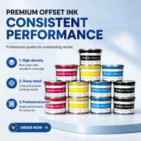 Encre offset CMYK haute brillance à séchage rapide pour l'impression d'emballages en papier