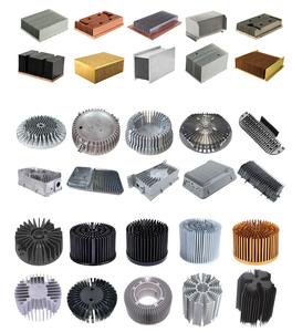 Radiateur de chauffage à ailettes, haute densité, FM, oem, personnalisé à-220, 600w1000w, tuyau en cuivre, profil en aluminium soudé, dissipateur thermique à ailettes - Product Image 4