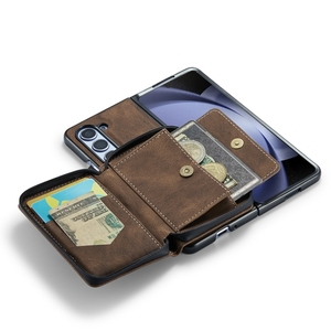 Vente chaude pour Samsung Galaxy <span class=keywords><strong>Z</strong></span> Fold 5/Fold 6 étui de téléphone à écran pliable couverture de portefeuille détachable - Product Image 5