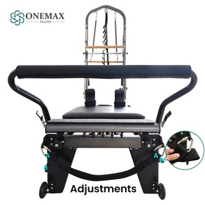 ONEMAX elian-máquina reformadora de pilates con torre, con resortes, Media torre - Product Image 3