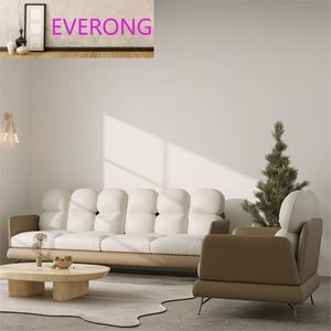 Sofá Seccional Nórdico Moderno, Sofá de Tela Simple para Apartamentos Pequeños, Diseño de Lujo Ligero para el Hogar, Estilo Moderno para Sala de Estar - Product Image 4