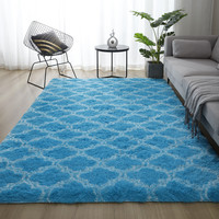 Tapis shaggy en polyester moins cher, antidérapant, doux, moderne, durable, motif PV, pour la maison et les voyages, épaisseur 3,5 cm