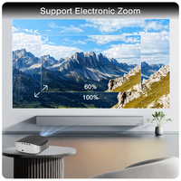 Projecteur Touyinger ET32 1500 Lumens ANSI Portable Full HD 4K Projecteur 5G WIFI Certifié Dolby Smart LED Beam Home Theater