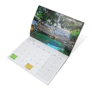 Atacado Personalizado CMYK Impressão Sevice A5 Diamante Pintura Impressão Calendário